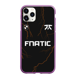 Чехол для iPhone 11 Pro Max матовый Форма Fnatic молнии