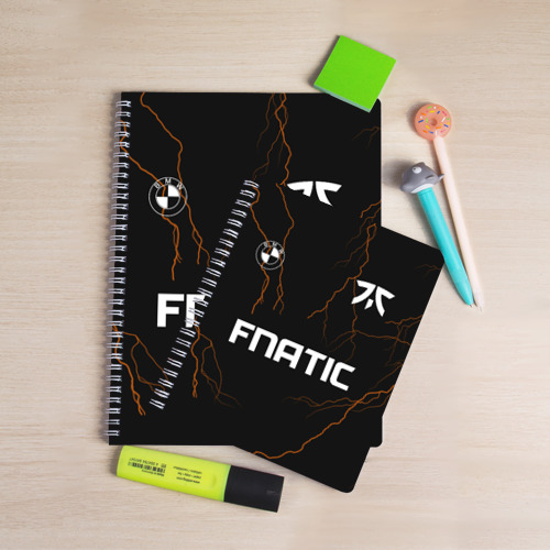 Тетрадь Форма Fnatic молнии, цвет точка - фото 3