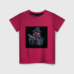 Детская футболка хлопок Петух-шериф
