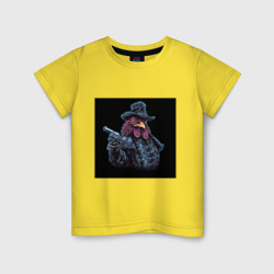 Детская футболка хлопок Петух-шериф
