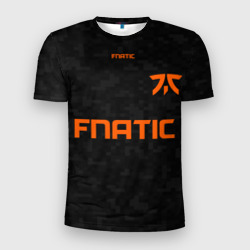 Мужская футболка 3D Slim Форма Fnatic pixels