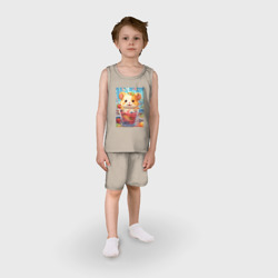 Детская пижама с шортами хлопок Хомячок в ягодах - фото 2