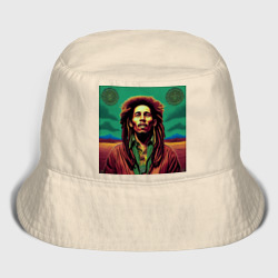 Детская панама хлопок Digital Art Bob Marley in the field