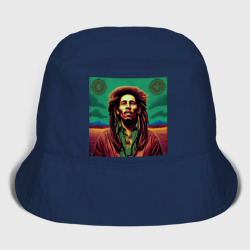 Детская панама хлопок Digital Art Bob Marley in the field