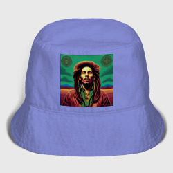 Мужская панама хлопок Digital Art Bob Marley in the field