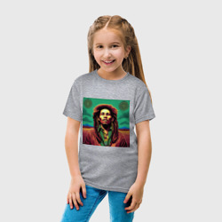 Детская футболка хлопок Digital Art Bob Marley in the field - фото 2