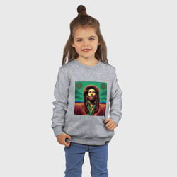 Детский свитшот хлопок Digital Art Bob Marley in the field - фото 2