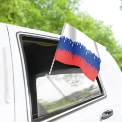 Флаг для автомобиля Флаг России - потёки - фото 2