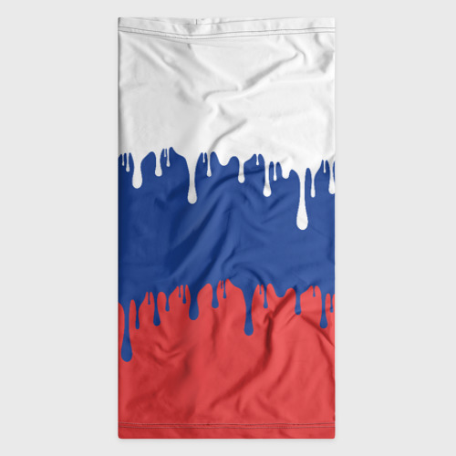 Бандана-труба 3D Флаг России - потёки, цвет 3D печать - фото 7