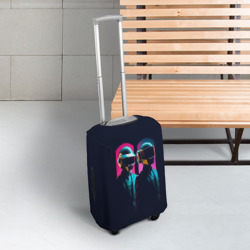 Чехол для чемодана 3D Daft Punk - One more time - фото 2