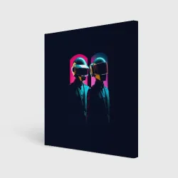 Холст квадратный Daft Punk - One more time