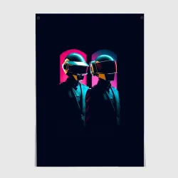 Постер Daft Punk - One more time