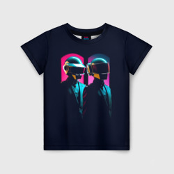Детская футболка 3D Daft Punk - One more time