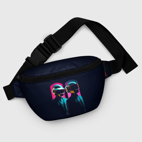 Поясная сумка 3D с принтом Daft Punk - One more time, фото #5