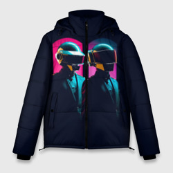 Мужская зимняя куртка 3D Daft Punk - One more time