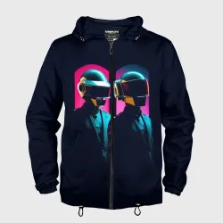 Мужская ветровка 3D Daft Punk - One more time