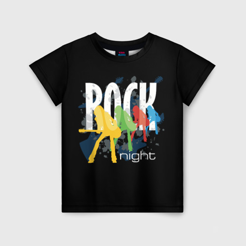 Детская футболка 3D Rock Night, цвет 3D печать