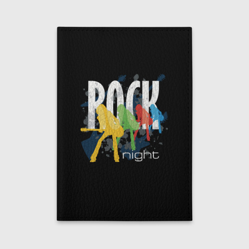 Обложка для автодокументов Rock Night, цвет бирюзовый