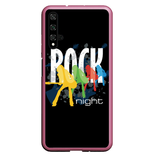 Чехол для Honor 20 Rock Night, цвет малиновый