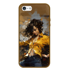 Чехол для iPhone 5/5S матовый Michael Jackson - Billie Jean