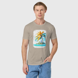 Мужская футболка хлопок Island Getaway - фото 2
