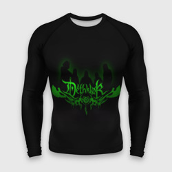 Мужской рашгард 3D Metalocalypse Dethklok green