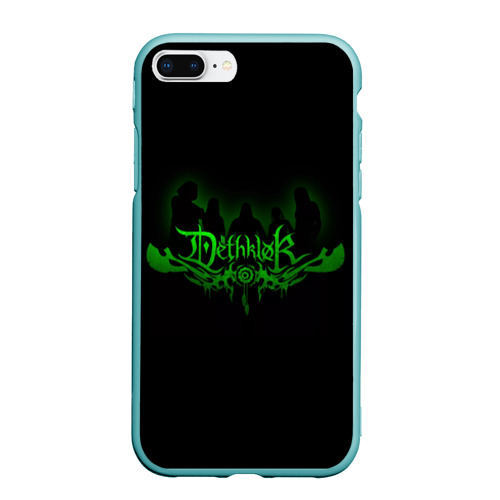 Чехол для iPhone 7Plus/8 Plus матовый Metalocalypse Dethklok green, цвет мятный
