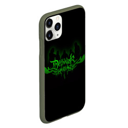 Чехол для iPhone 11 Pro матовый Metalocalypse Dethklok green - фото 2