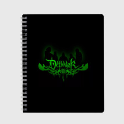 Тетрадь Metalocalypse Dethklok green