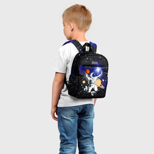 Детский рюкзак 3D Космический баскетбол - фото 3