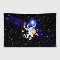 Флаг-баннер Космический баскетбол