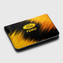 Картхолдер с принтом Ford - gold gradient