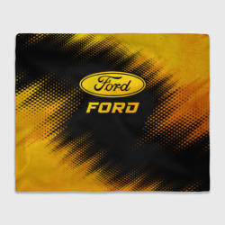 Плед 3D Ford - gold gradient