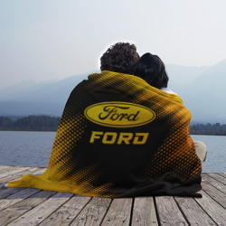 Плед 3D Ford - gold gradient - фото 2