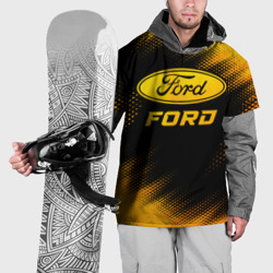 Накидка на куртку 3D Ford - gold gradient