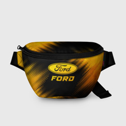 Поясная сумка 3D Ford - gold gradient