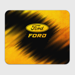 Прямоугольный коврик для мышки Ford - gold gradient