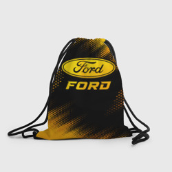 Рюкзак-мешок 3D Ford - gold gradient