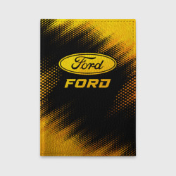 Обложка для автодокументов Ford - gold gradient