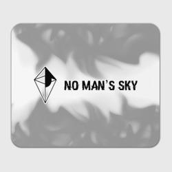 Прямоугольный коврик для мышки No Man's Sky glitch на светлом фоне: надпись и символ