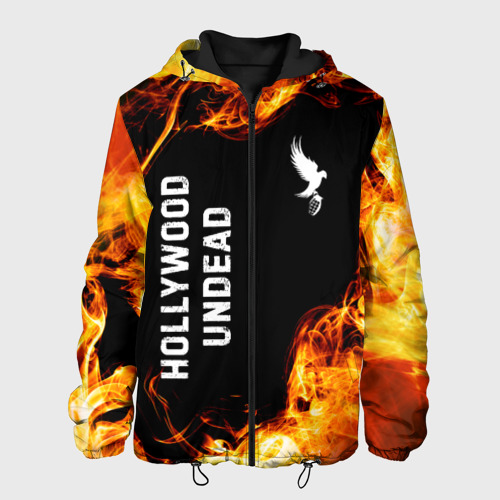 Мужская куртка 3D Hollywood Undead и пылающий огонь, цвет 3D печать