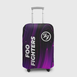 Чехол для чемодана 3D Foo Fighters violet plasma