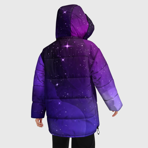 Женская зимняя куртка Oversize Arctic Monkeys просто космос, цвет черный - фото 4