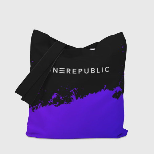 Шоппер 3D OneRepublic purple grunge - фото 4