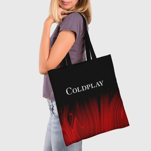 Шоппер 3D Coldplay red plasma - фото 3