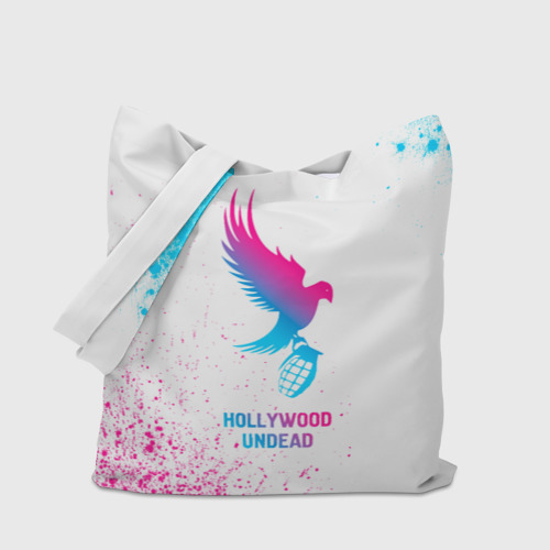 Шоппер 3D Hollywood Undead neon gradient style - фото 4