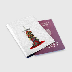 Обложка для паспорта матовая кожа Гроза орков - фото 2