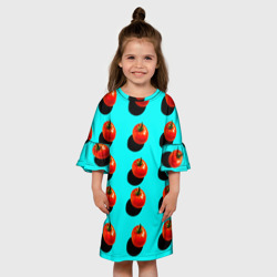 Детское платье 3D Помидорки с тенью - фото 2