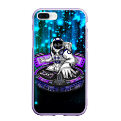 Чехол для iPhone 7Plus/8 Plus матовый Space DJ - neon starfall