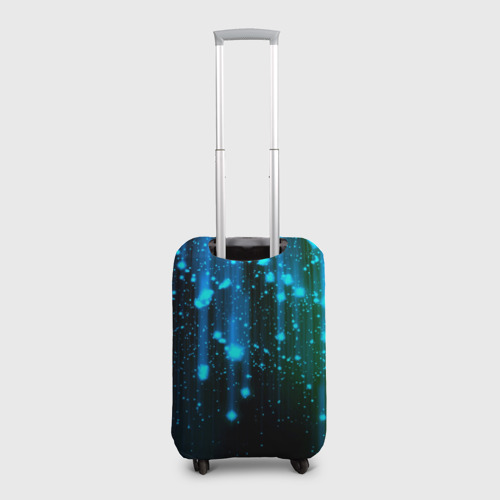 Чехол для чемодана 3D Space DJ - neon starfall, цвет 3D печать - фото 2